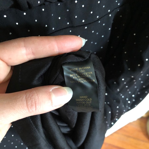 NWT Cynthia Steffe Swiss dot Black cocktail dress - Picture 7 of 11